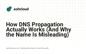 How DNS Propagation Actually Works (And Why the Name Is Misleading) — AOIT Cloud knowledge base