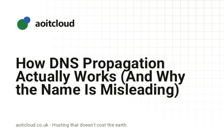 How DNS Propagation Actually Works (And Why the Name Is Misleading) — AOIT Cloud knowledge base