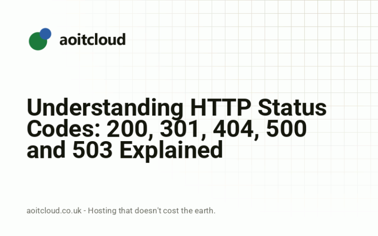 Understanding HTTP Status Codes: 200, 301, 404, 500 and 503 Explained — AOIT Cloud knowledge base